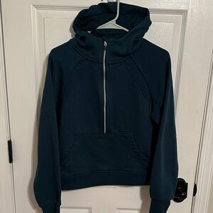 Danskin Teal Half-Zip Pullover